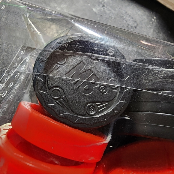 Milton Bradley Other - 37 Vintage Connect Four 4 Game Pieces Lot 18 Black 19 Red Replacement